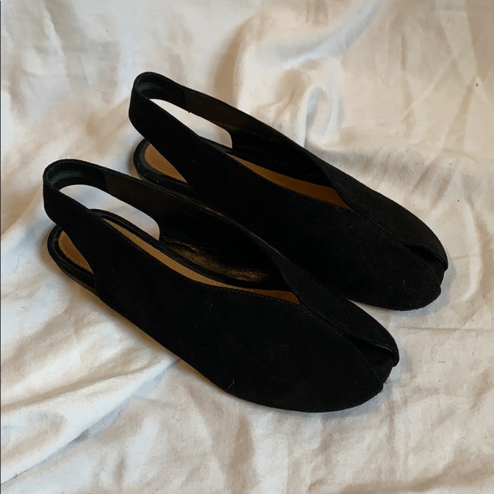 Isabel Marant suede sling back slide